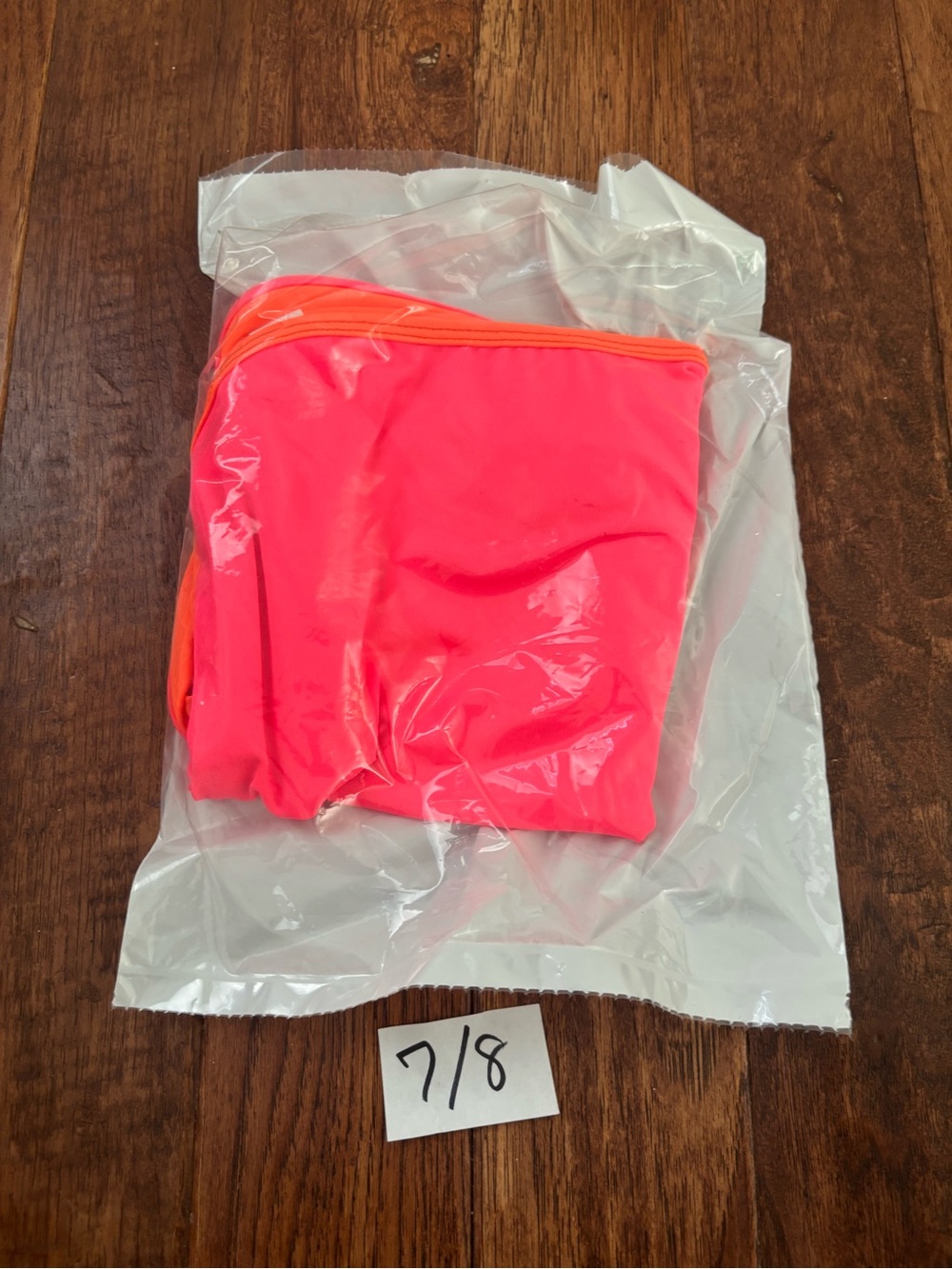 George Hats Size 7/8 Neon Pink & Orange 
Track Shorts Swim Swimsuit